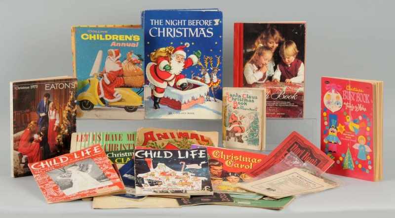 Appraisal: Lot of Christmas Books Description Some are children's books and