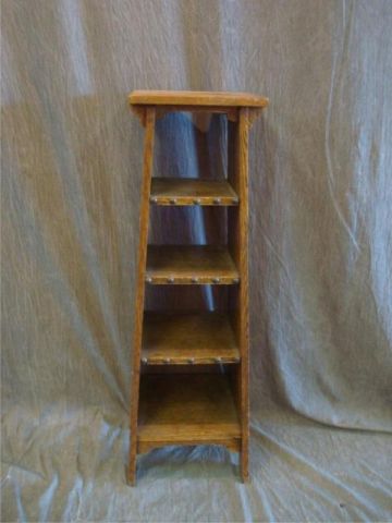 Appraisal: Victorian Oak Etagere Dimensions x at base x high Estimate