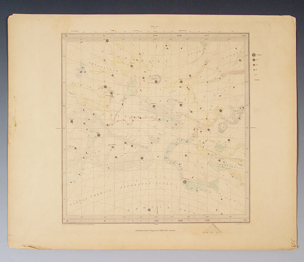 Appraisal: CA ENGRAVED HAND TINTED CELESTIAL MAPS Circa ''The Constellations by