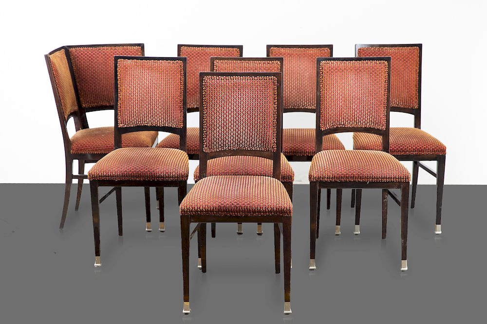 Appraisal: Set of Vienna Secessionist Chairs Manner of Aug Set of