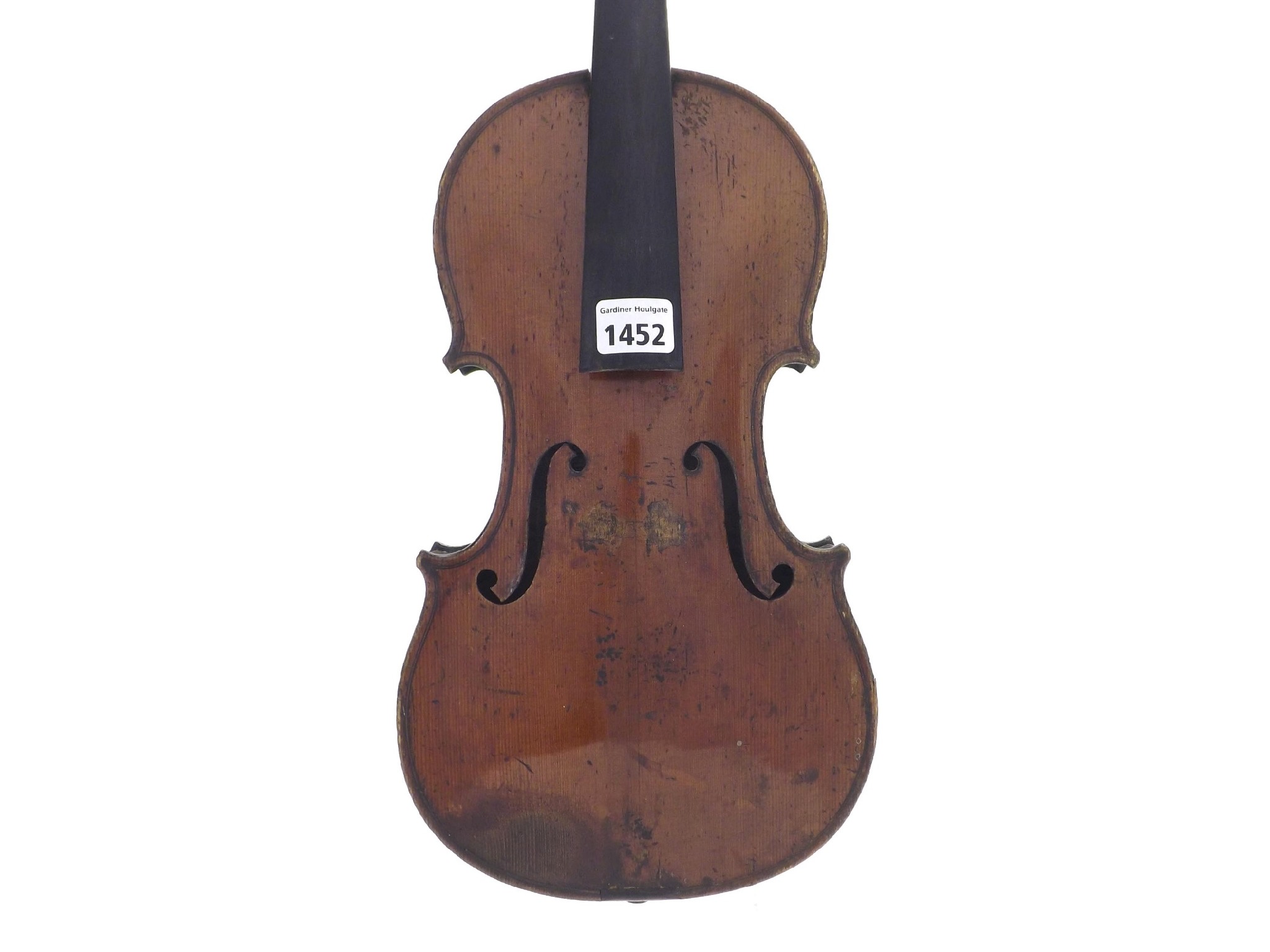 Appraisal: Violin labelled Ch J B Collin-Mezin the two piece back