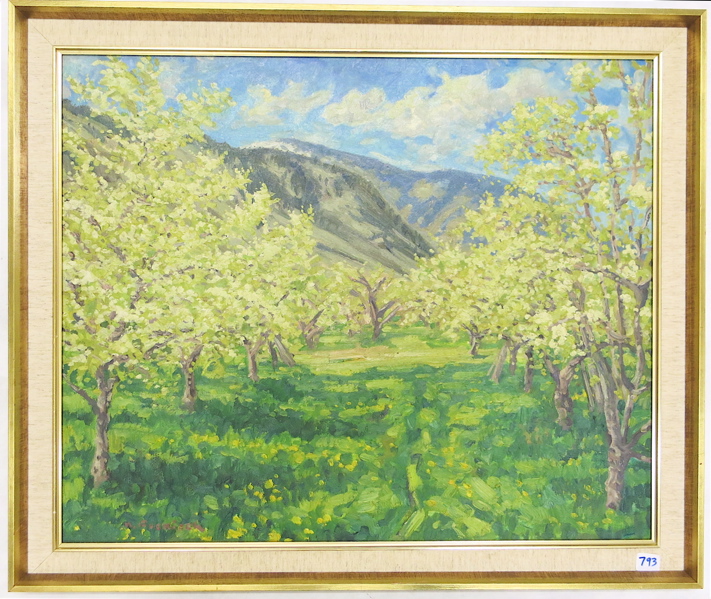 Appraisal: HEINZ FOEDISCH OIL ON BOARD Oregon Canada Germany - Spring