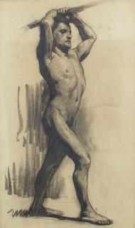 Appraisal: Balance Figure Study by Ernest Martin Hennings Ernest Hennings -