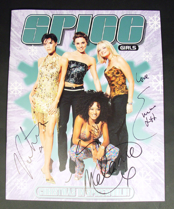 Appraisal: Fully autographed Spice Girls Christmas Book