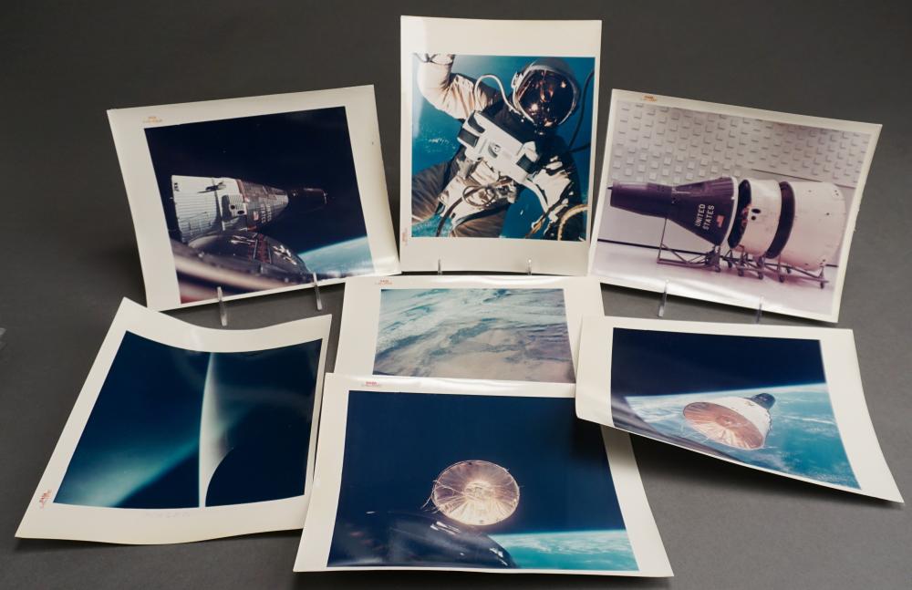 Appraisal: Collection of NASA Red Numbered Photographs Including Gemini S- -