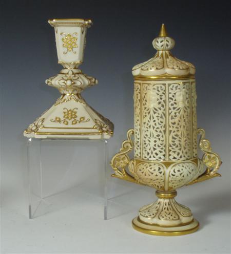 Appraisal: A pair of late th early th century Royal China