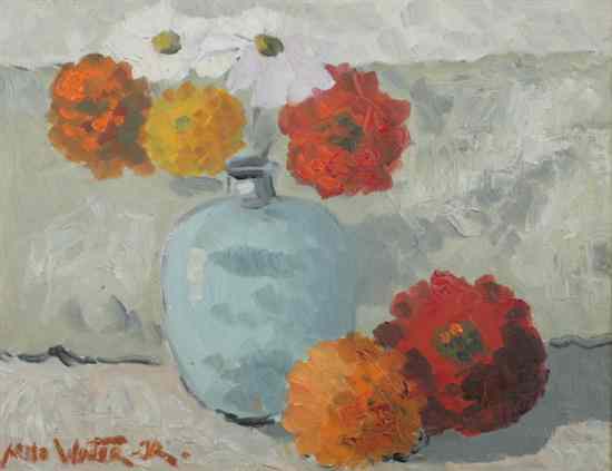 Appraisal: MILO KENDALL WINTER JR American - STUDY WITH BLUE VASE