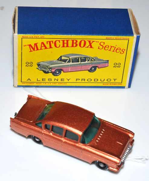 Appraisal: MATCHBOX - SERIES B VAUXHALL CRESTA METALLIC COPPER GREEN WINDOWS