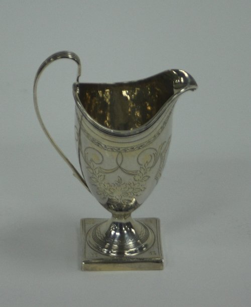 Appraisal: A George III silver jug Peter Ann William Bateman London