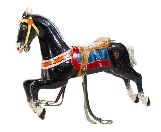 Appraisal: Sale Lot A Carved and Painted Wood Carousel Horse allan