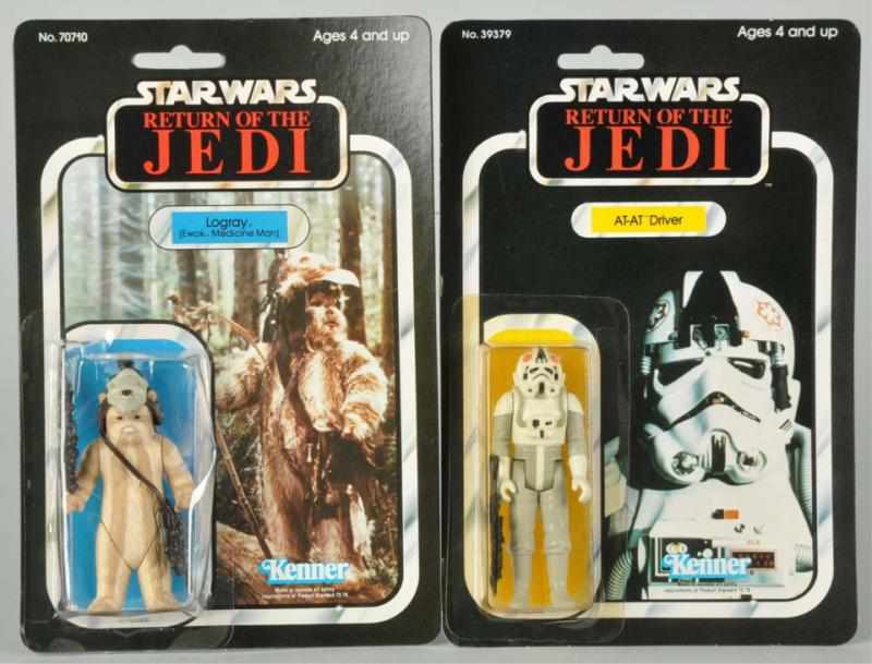 Appraisal: Lot of Star Wars Carded Figures Description Return of the