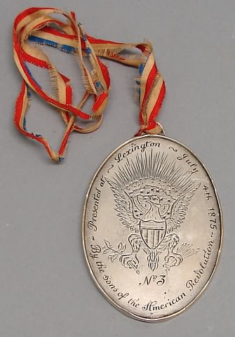 Appraisal: Presentation medal in the form of a George Washington Peace