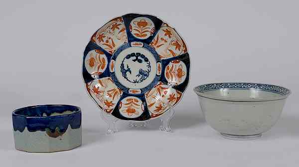 Appraisal: Japanese Tablewares Japanese an assembled group of three tablewares including