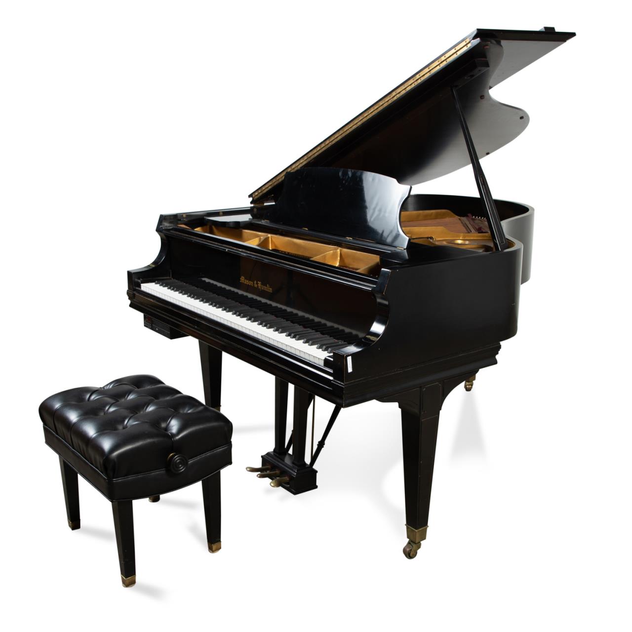 Appraisal: MASON HAMLIN EBONIZED BABY GRAND PIANO Mason Hamlin Piano Co