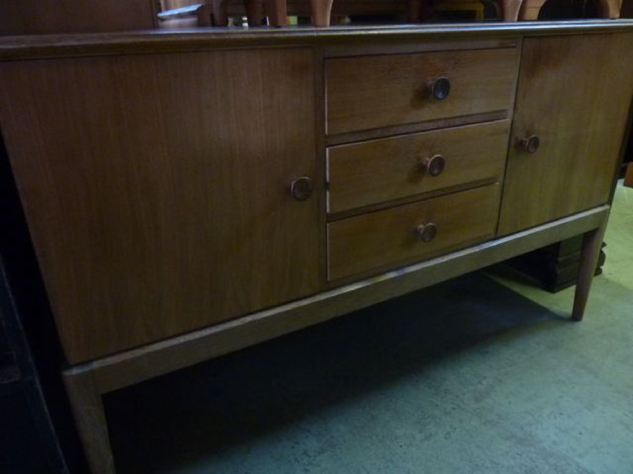 Appraisal: A Gordon Russell of Broadway mid th century walnut sideboard