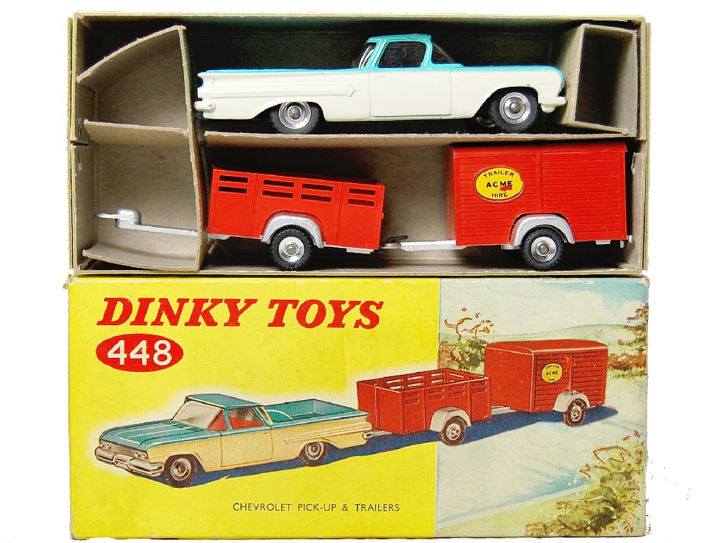 Appraisal: Dinky Toys Chevrolet El Camino Pick-Up and Trailers in original