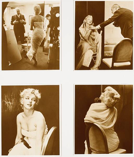 Appraisal: Edward Pfizenmaier American born Cecil Beaton Photographing Marilyn Monroe Four