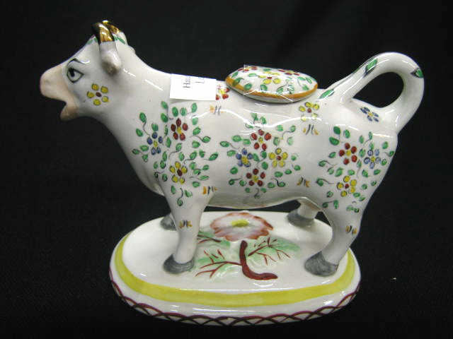 Appraisal: Kent Staffordshire Figural Cow Creamer