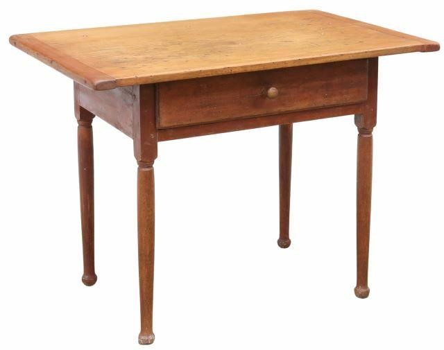 Appraisal: Early American pine-top tavern table New England early th c