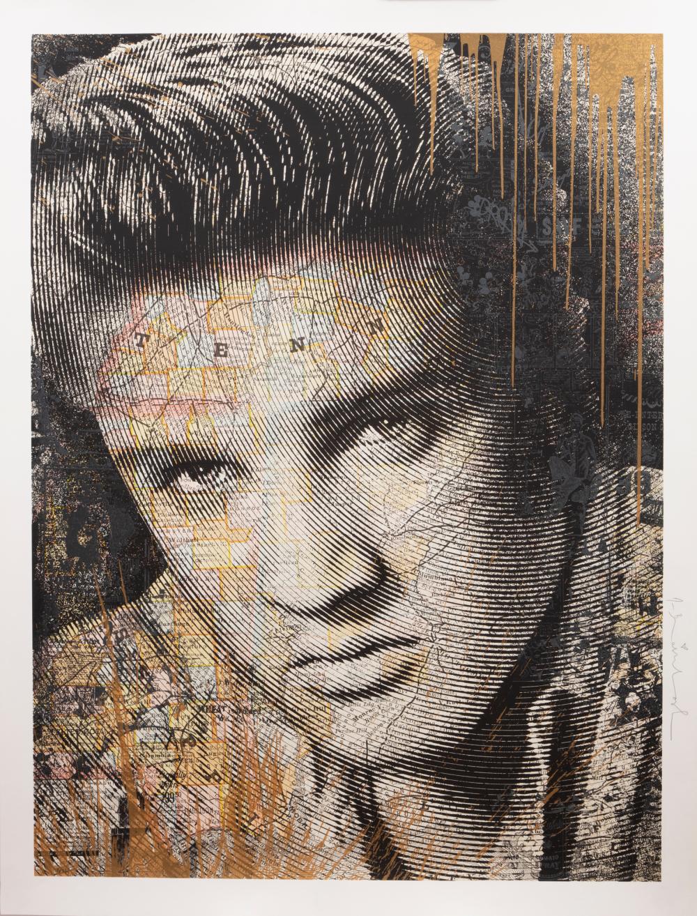 Appraisal: Mr Brainwash Thierry Guetta French b King of Rock Elvis