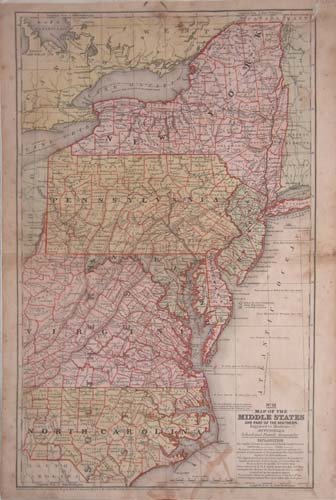 Appraisal: Map of the Middle States and Part of the Southern