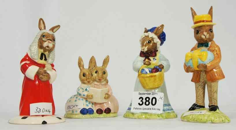 Appraisal: Royal Doulton Bunnykins Figures Mr and Mrs Bunnykins at the