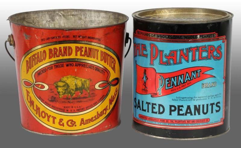 Appraisal: Lot of Various Tins Description Includes Buffalo Peanut Butter and