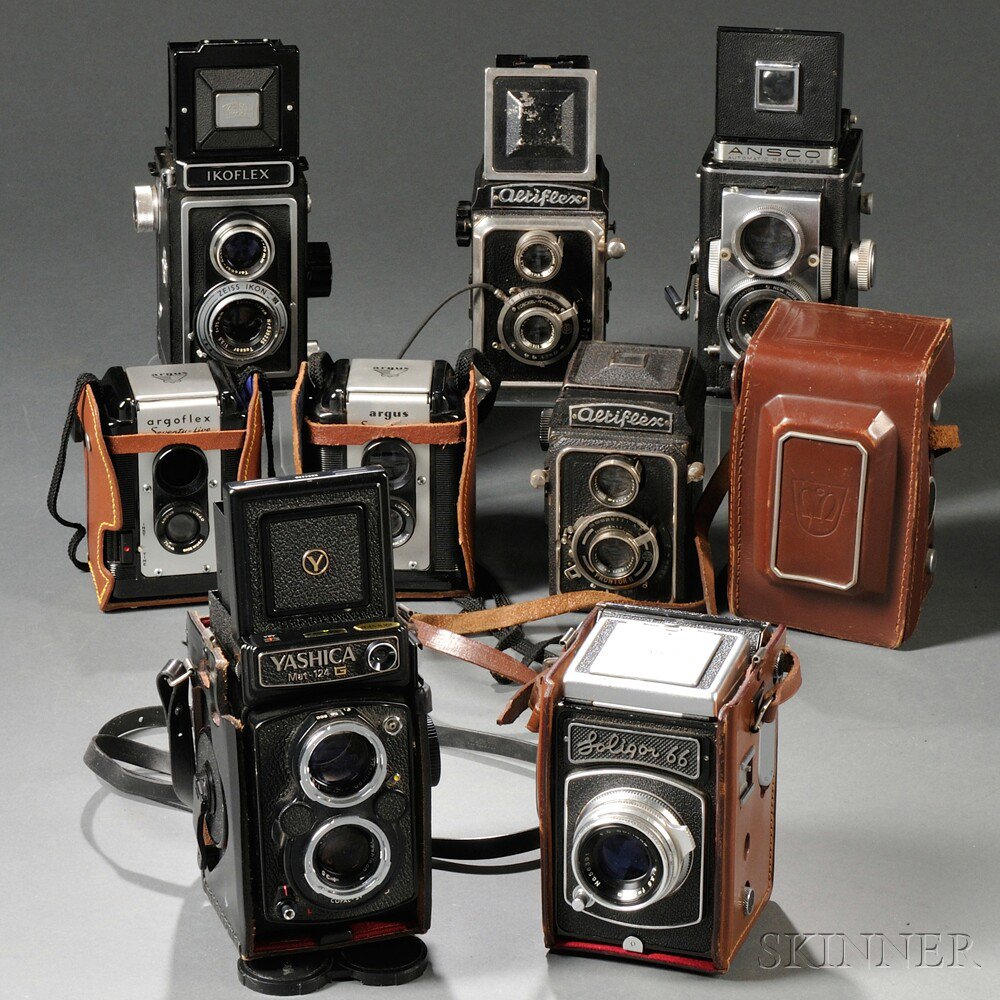 Appraisal: Yashica Mat- G and Other TLR Cameras various makers Yashica