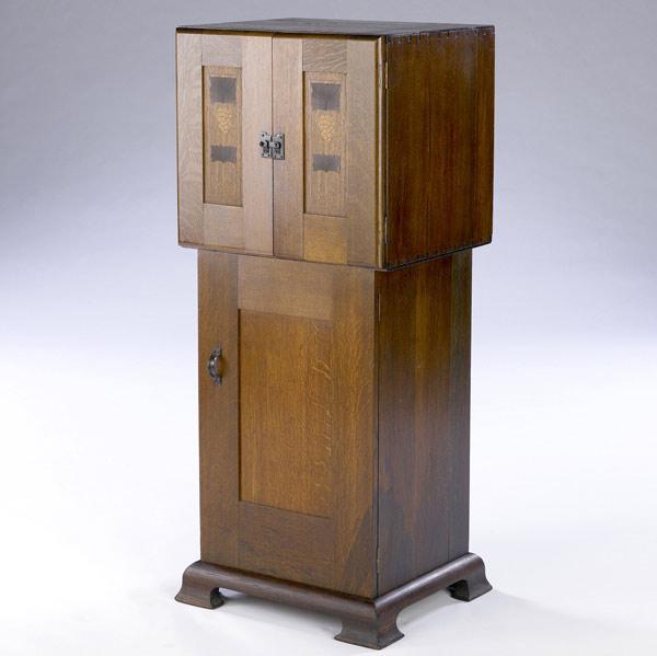 Appraisal: GUSTAV STICKLEY Rare music stand designed by Harvey Ellis with