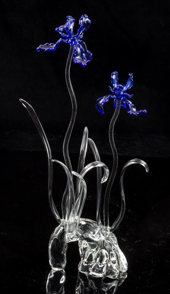 Appraisal: Sale Lot An American Studio Glass Sculpture Ronnie Hughes b