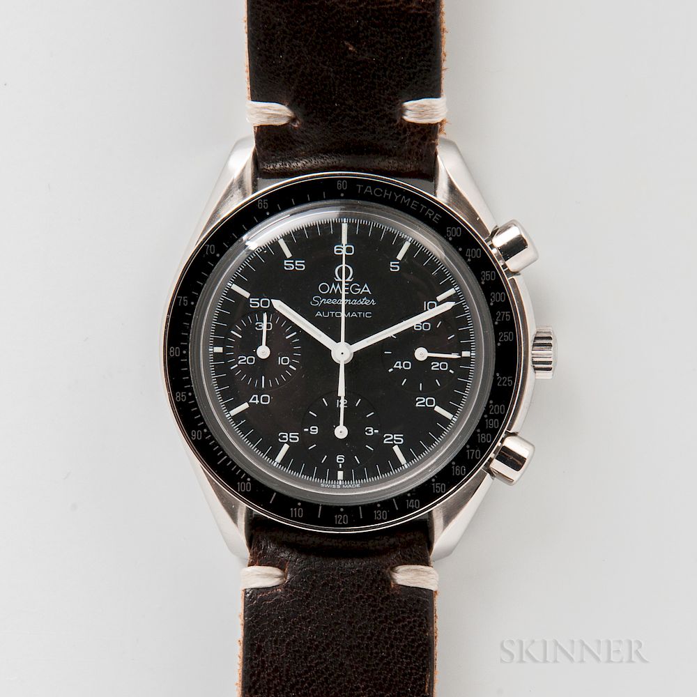 Appraisal: Omega Speedmaster Reduced Automatic Wristwatch Omega Speedmaster Reduced Automatic Wristwatch