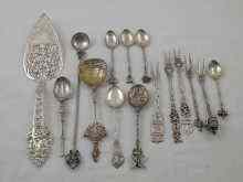 Appraisal: A quantity of white metal flatware untested Wt oz