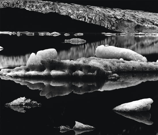 Appraisal: WESTON BRETT - Mendenhall Glacier Silver print x inches x