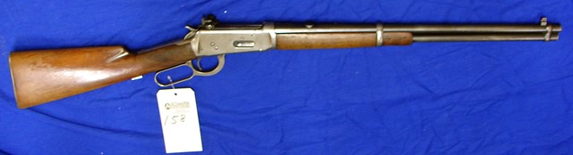 Appraisal: Winchester Model lever action rifle Cal WCF bbl SN Blued