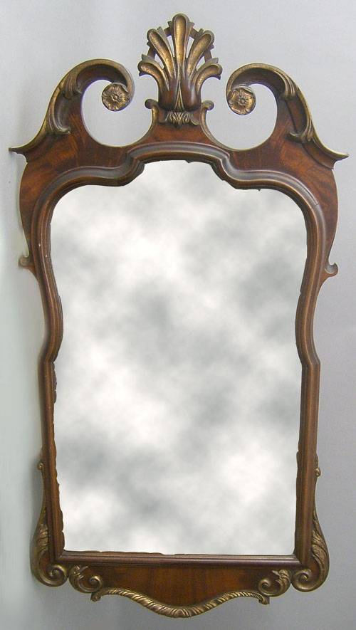 Appraisal: Flint Horner Co mahogany mirror h