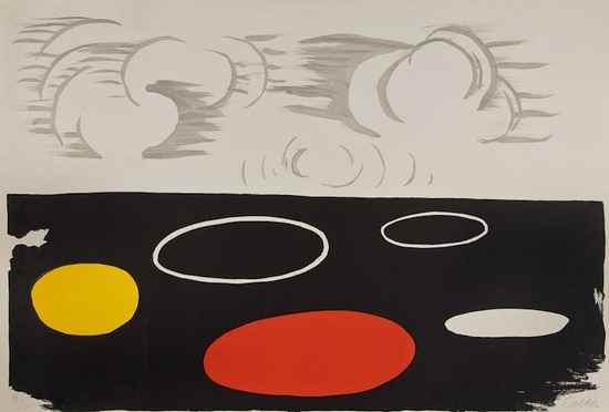 Appraisal: Alexander Calder - Maree Bassee lithograph printed in colours signed