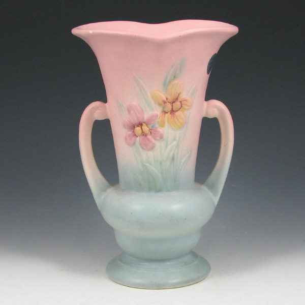 Appraisal: Hull Iris - Vase - Mint Iris vase in pink