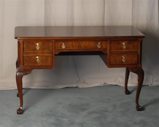 Appraisal: A Georgian-style Flat-top Desk by Sligh of Holland Michigan having