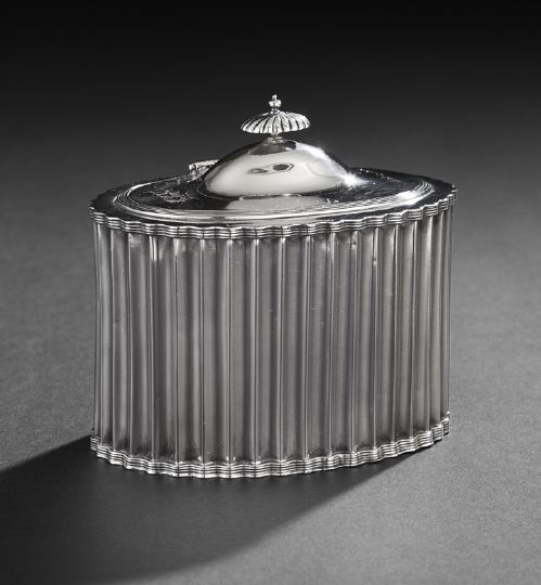 Appraisal: American Sterling Silver Tea Caddy first quarter th century by