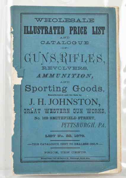 Appraisal: Great Western Gun Works Pittsburgh PA Illustrated Catalogue No Ca