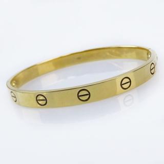 Appraisal: Cartier Karat Yellow Gold Love Bracelet with Screwdriver and Cartier