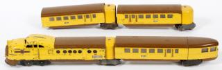 Appraisal: LIONEL PRE LIONEL PRE-WAR O GAUGE W UNION PACIFIC 'STREAMLINER'