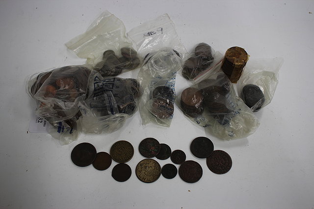 Appraisal: A QUANTITY OF VARIOUS COPPER COINAGE Victorian and later pennies