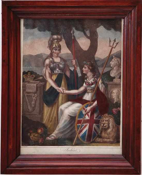 Appraisal: John Chapman after British fl - IRELAND Erin and Britannia