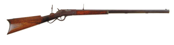 Appraisal: RARE C B HOLDEN FALLING BLOCK SINGLE SHOT RIFLE Cal