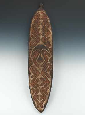 Appraisal: Carved Gope Board New Guinea Possibly Ewta or Fayit River