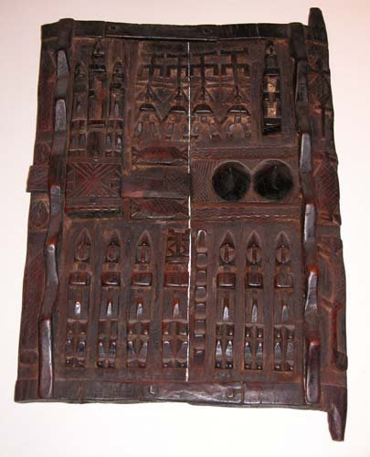 Appraisal: Dogon Granary Door Artist th Century Mali school Date Medium