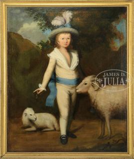 Appraisal: UNSIGNED American or English School Late th Century PORTRAIT OF