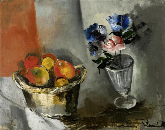 Appraisal: VLAMINCK MAURICE DE Paris - Rueil-la-Gadeli re Fruits et Fleures