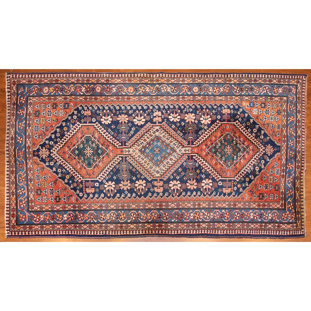 Appraisal: Yalemeh Rug Persia x Fourth quarter- th century hand-knotted wool